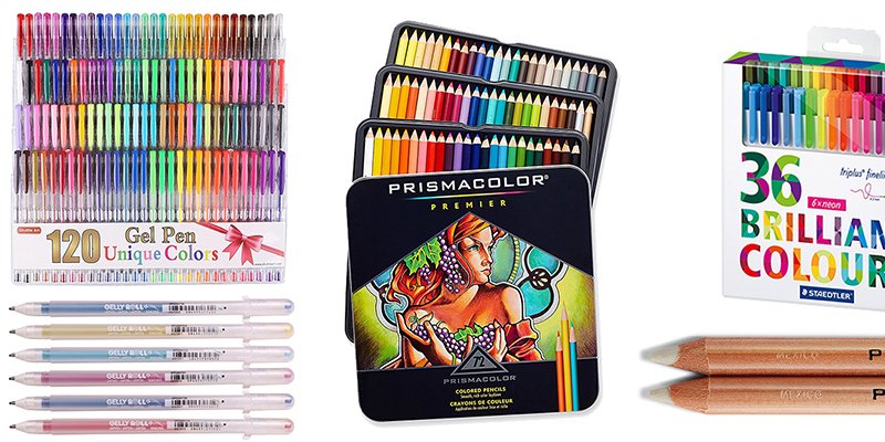 Coloring supplies