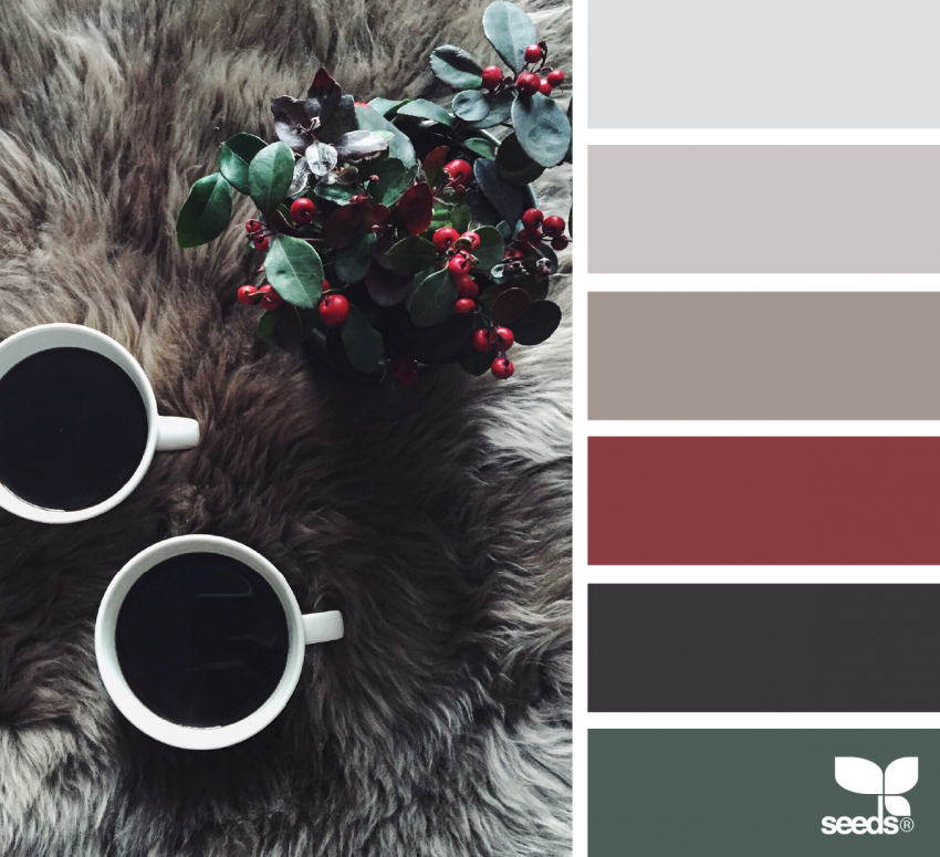 Seasonal Pine Trees color palette