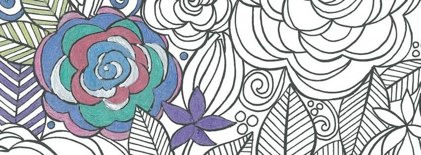 Metallic gel pens on standard coloring book paper — no bleed-through