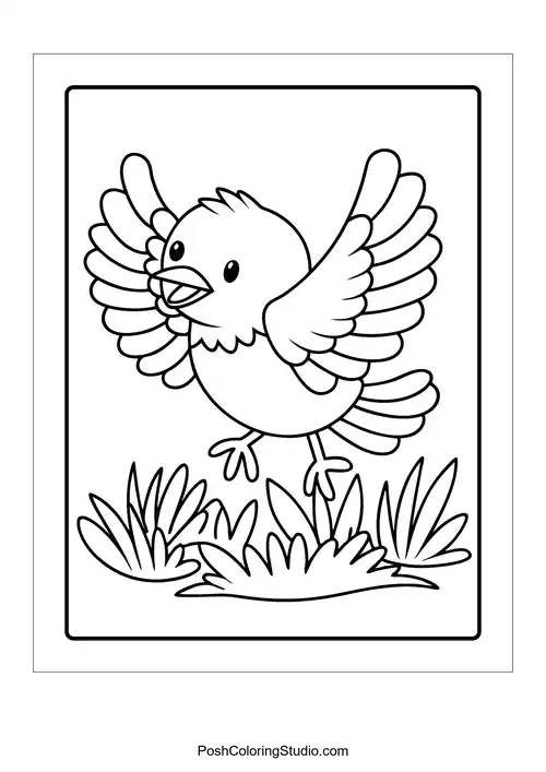 Bird Coloring Pages sample thumbnail