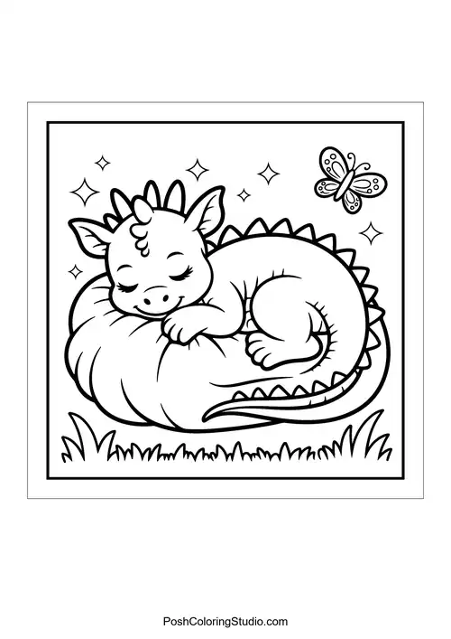 A dinosaur in a bowl of cereal with splashes around.