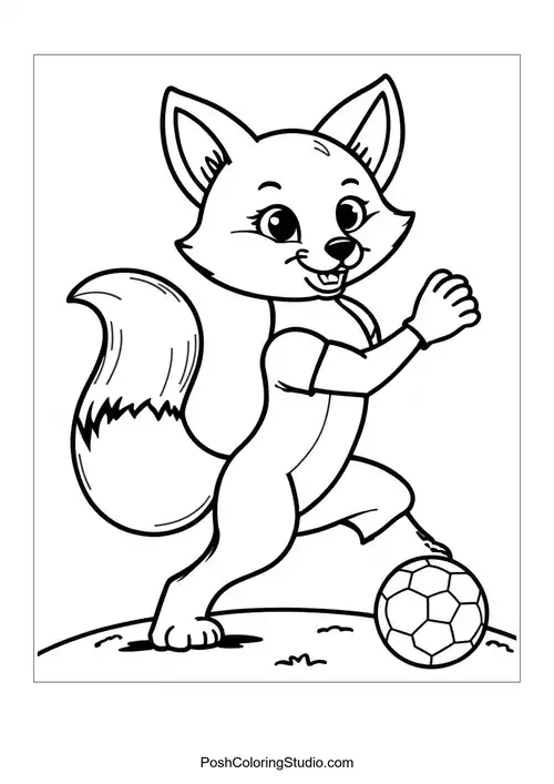A fox holding a book while standing on a rock.