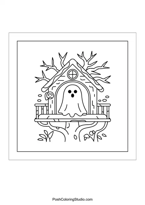 A ghost in a jar with stars and flowers.
