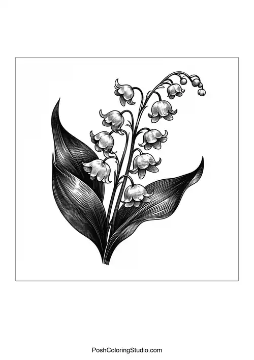 A floral arrangement featuring both lilies and leaves.