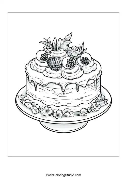 A cake with layers and a cherry on top.