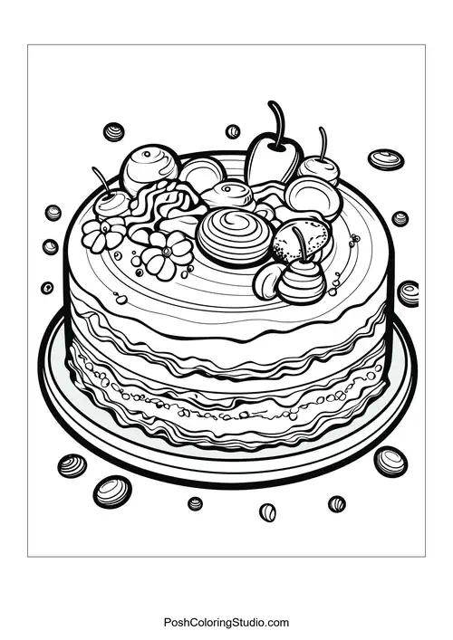 A pie with a decorative crust and fruit.